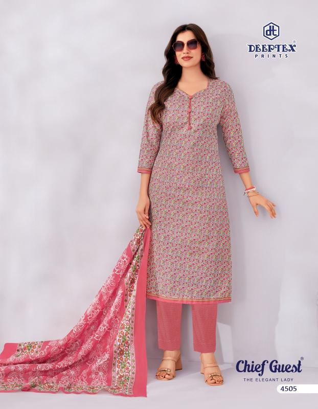 Deeptex chief guest vol 45 cotton dress material wholesale jetpur gujarat